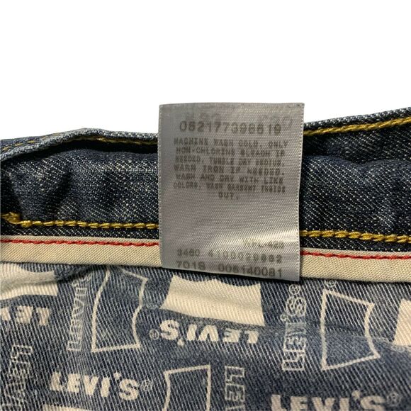 Vintage Levi's 514 Jeans Slim Straight Men's 33x30 Denim 100% Cotton Medium Wash - Picture 11 of 11